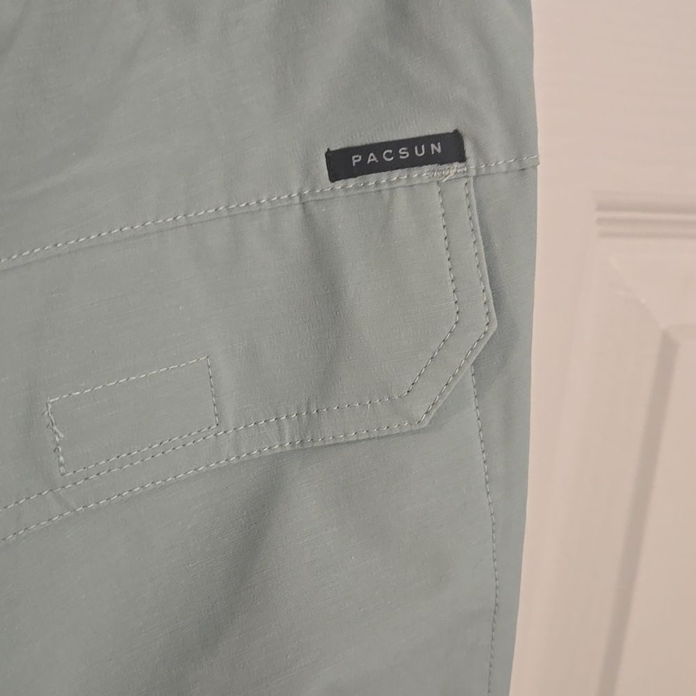 Men's pacsun Light Green Cargo Pants size large new with tags - Picture 8 of 12